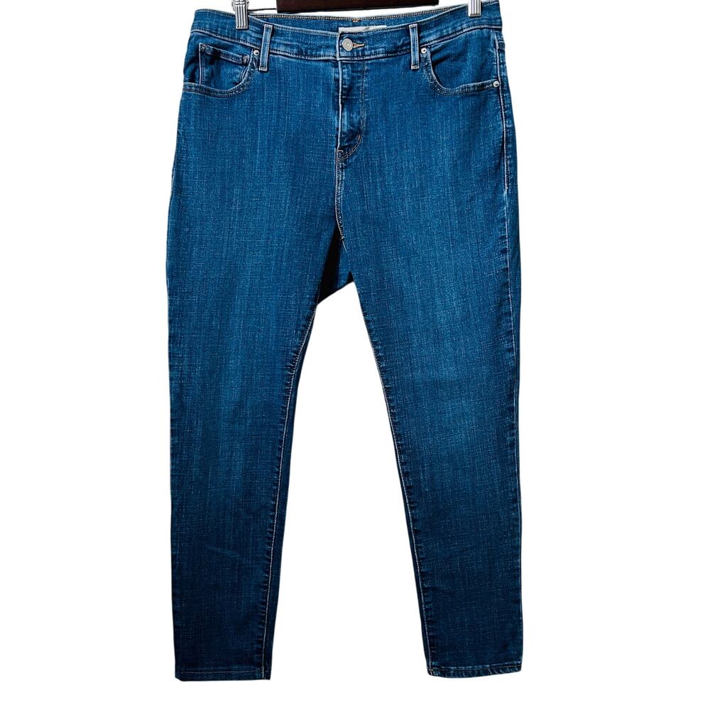 Levi’s 721 Jeans Women's Plus Size 16W Blue High Rise Skinny Denim
